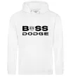 Женская толстовка (худи) Boss Dodge Белый фото