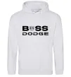 Женская толстовка (худи) Boss Dodge Серый меланж фото