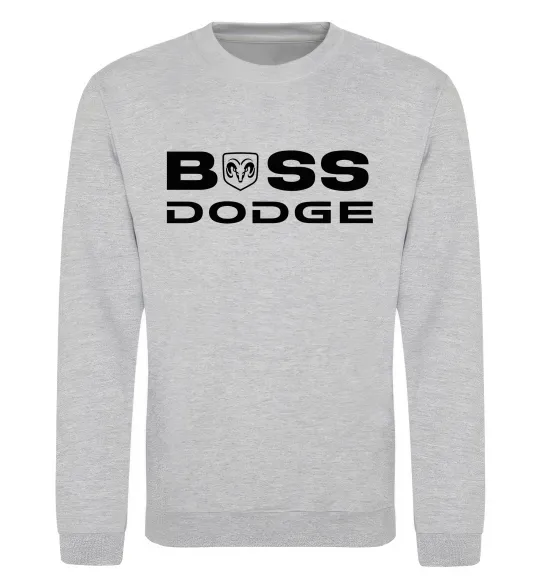 Світшот Boss Dodge Сірий меланж фото