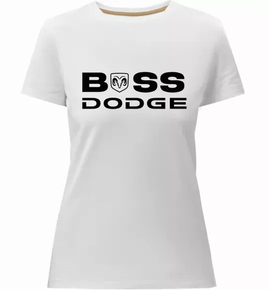 Жіноча преміум футболка Boss Dodge Білий фото