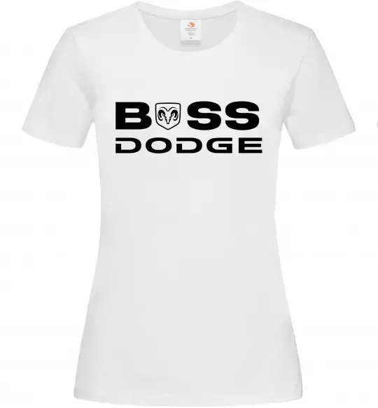 Женская футболка Boss Dodge Белый фото