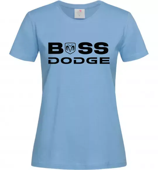 Женская футболка Boss Dodge Голубой фото