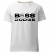 Мужская премиум футболка Boss Dodge Белый фото