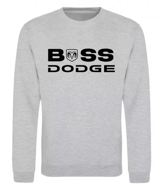 Свитшот Boss Dodge Серый меланж фото