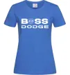 Женская футболка Boss Dodge Ярко-синий фото