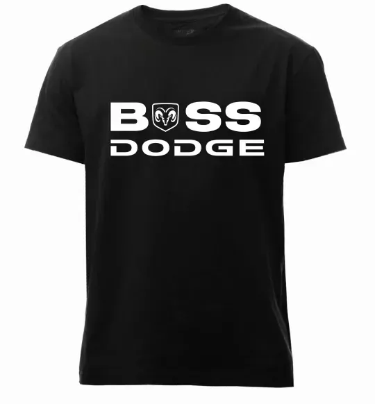 Мужская премиум футболка Boss Dodge Черный фото