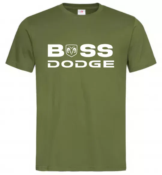 Мужская футболка Boss Dodge Оливковый фото