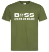 Мужская футболка Boss Dodge Оливковый Мужская футболка Boss Dodge Оливковый фото