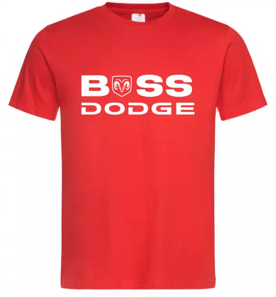 Мужская футболка Boss Dodge Красный фото