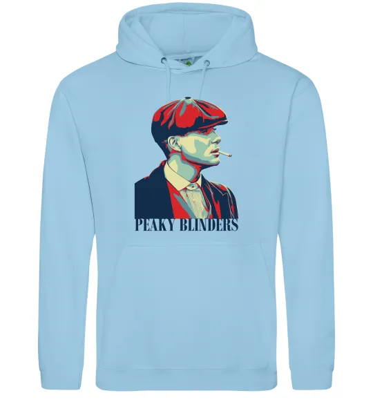 Женская толстовка (худи) Peaky blinders Голубой фото