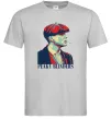 Мужская футболка Peaky blinders Серый фото