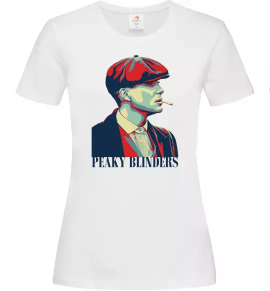 Жіноча футболка Peaky blinders Білий фото