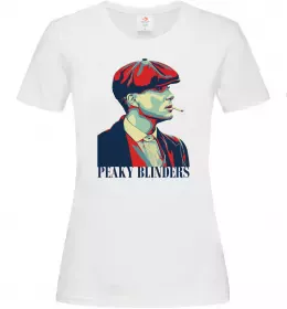 Женская футболка Peaky blinders Белый фото