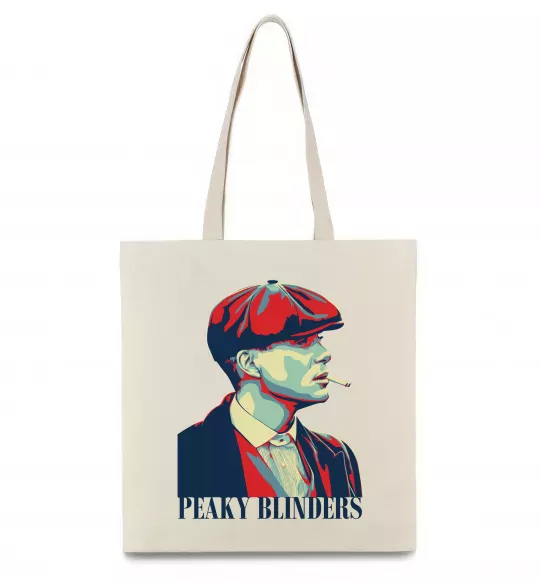 Еко-сумка Peaky blinders Бежевий фото