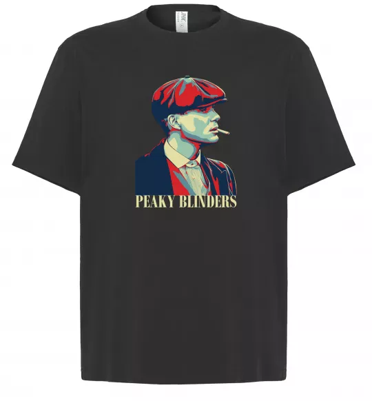 Футболка Оверсайз Peaky blinders Черный фото