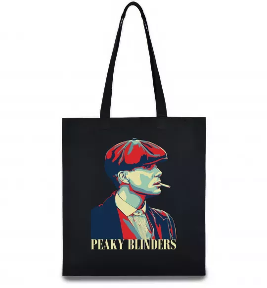 Еко-сумка Peaky blinders Чорний фото