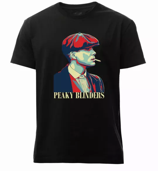 Мужская премиум футболка Peaky blinders Черный фото