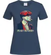 Жіноча футболка Peaky blinders Темно-синій фото