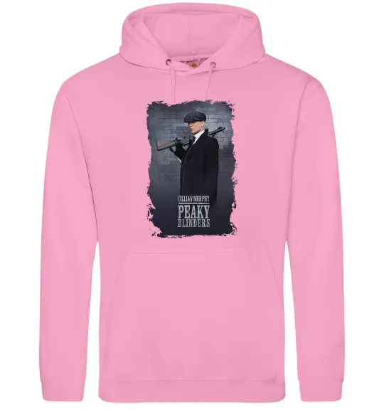 Мужская толстовка (худи) Cillian Murphy in Peaky Blinders Розовый фото
