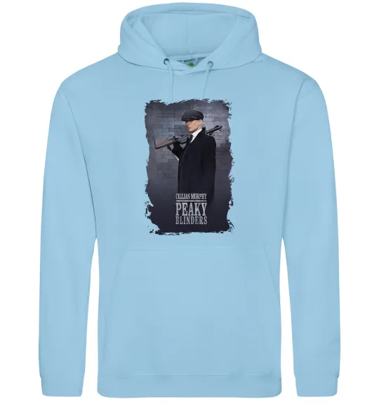 Мужская толстовка (худи) Cillian Murphy in Peaky Blinders Голубой фото