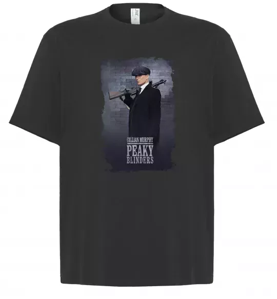 Футболка Оверсайз Cillian Murphy in Peaky Blinders Чорний фото