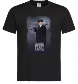 Мужская футболка Cillian Murphy in Peaky Blinders Черный фото