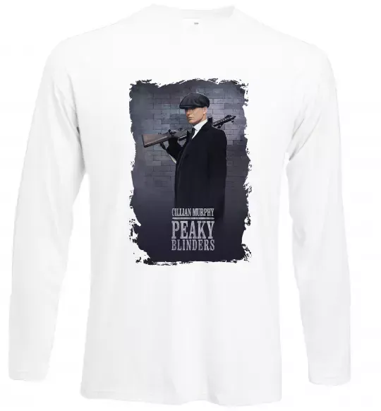 Лонгслів Cillian Murphy in Peaky Blinders Білий фото