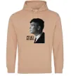 Чоловіча толстовка (худі) Шелбі з цигаркою Пісочний фото
