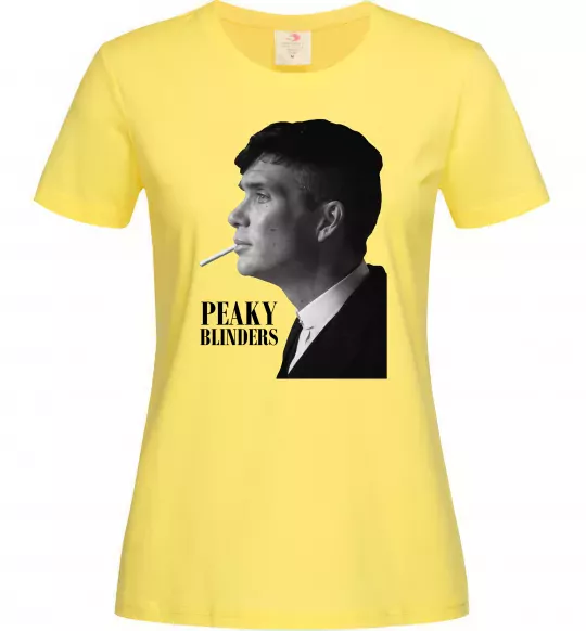 Жіноча футболка Шелбі з цигаркою Лимонний фото