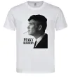 Мужская футболка Шелбі з цигаркою Белый фото