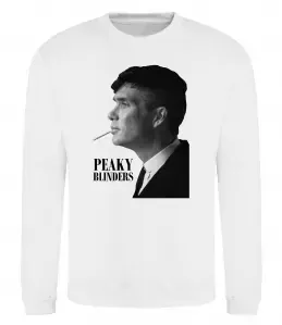 Свитшот Гострі картузи трафарет Серый меланж фото