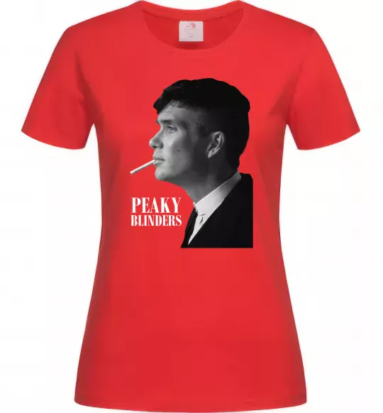 Жіноча футболка Шелбі з цигаркою Червоний фото