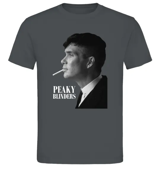 Мужская футболка Шелбі з цигаркою Графит фото