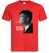 Мужская футболка Шелбі з цигаркою Красный фото