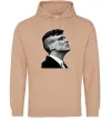 Мужская толстовка (худи) Шелбі з розбитою бровою Песочный фото