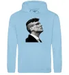 Чоловіча толстовка (худі) Шелбі з розбитою бровою Блакитний фото