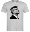 Мужская футболка Шелбі з розбитою бровою Серый фото