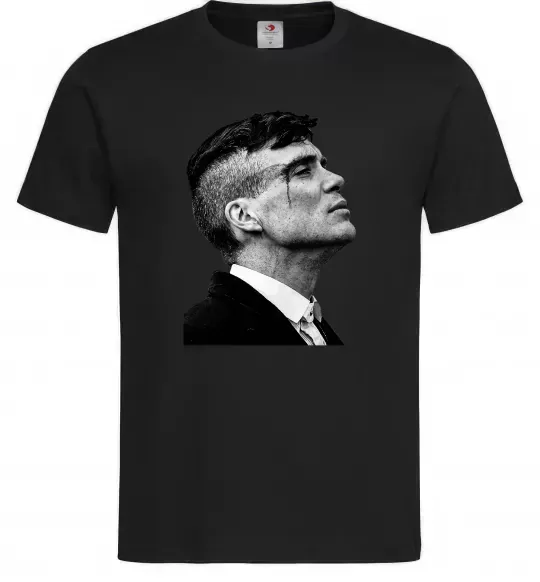 Мужская футболка Шелбі з розбитою бровою Черный фото