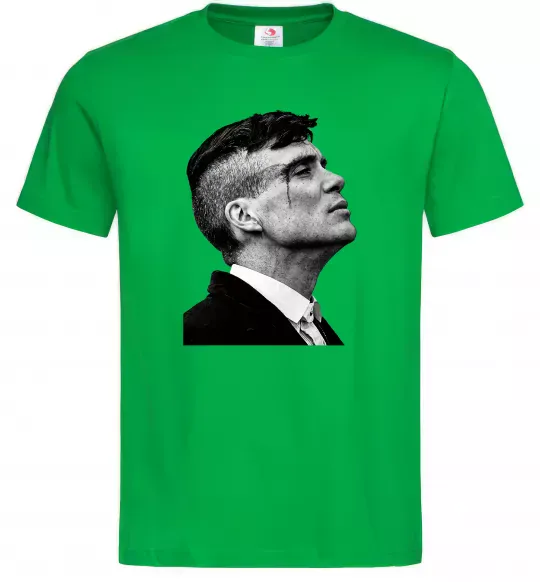 Мужская футболка Шелбі з розбитою бровою Зеленый фото