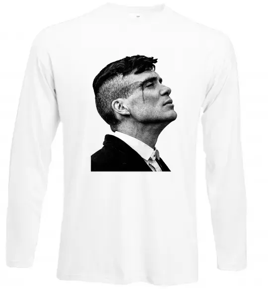 Лонгслив Шелбі з розбитою бровою Белый фото