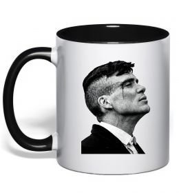 Чашка с цветной ручкой Шелбі з розбитою бровою