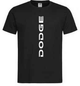 Мужская футболка Dodge вертикальний напис