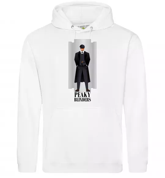 Мужская толстовка (худи) Гострі картузи лезо Белый фото