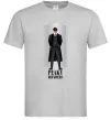 Чоловіча футболка Гострі картузи лезо Сірий фото