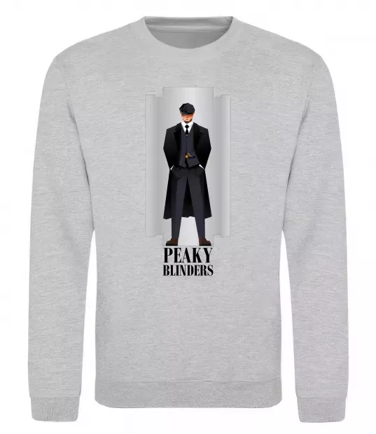 Свитшот Гострі картузи лезо Серый меланж фото