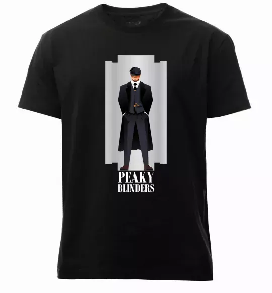 Чоловіча преміум футболка Гострі картузи лезо Чорний фото