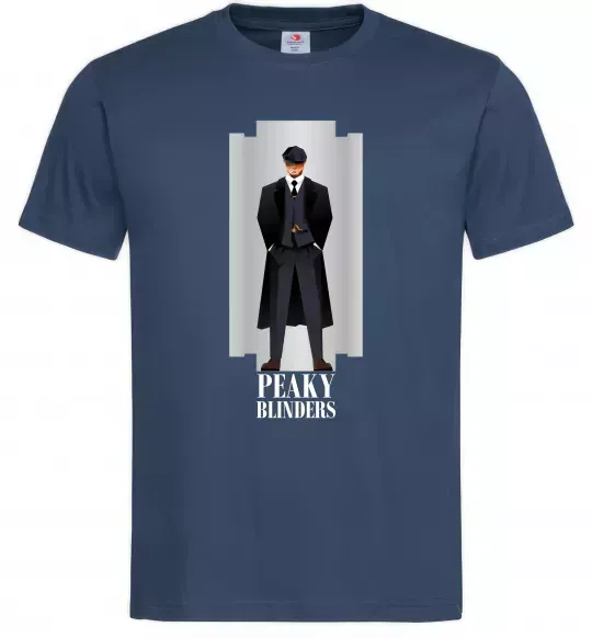 Чоловіча футболка Гострі картузи лезо Темно-синій фото