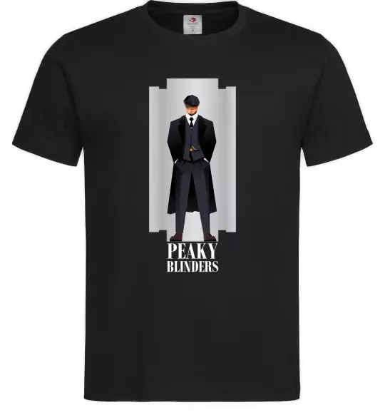 Чоловіча футболка Гострі картузи лезо Чорний фото