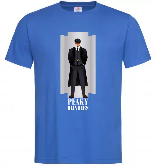 Чоловіча футболка Гострі картузи лезо Яскраво-синій фото