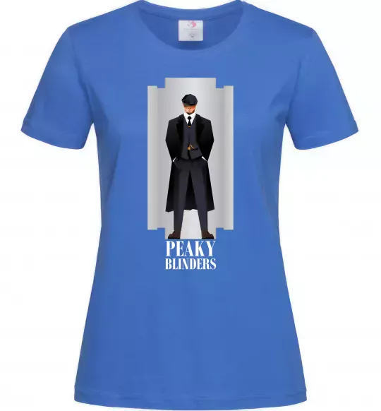 Жіноча футболка Гострі картузи лезо Яскраво-синій фото